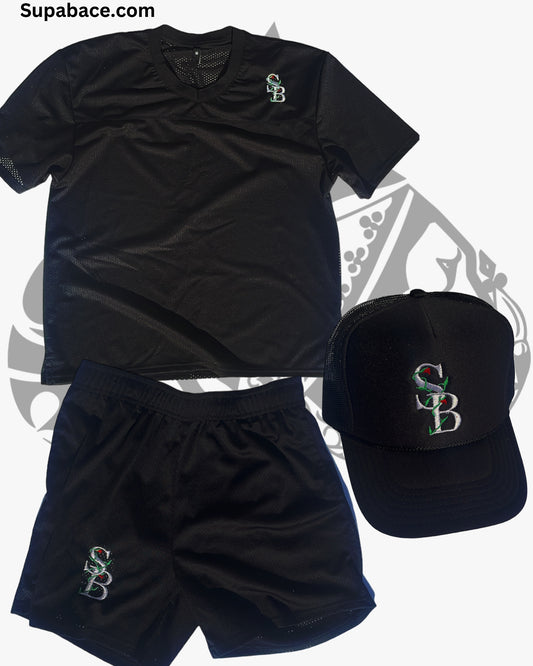 SnakeOut Black Jersey Outfit